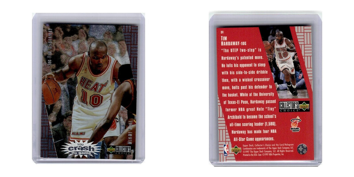 1997 Collector's Choice You Crash the Game Tim Hardaway Heat #R14