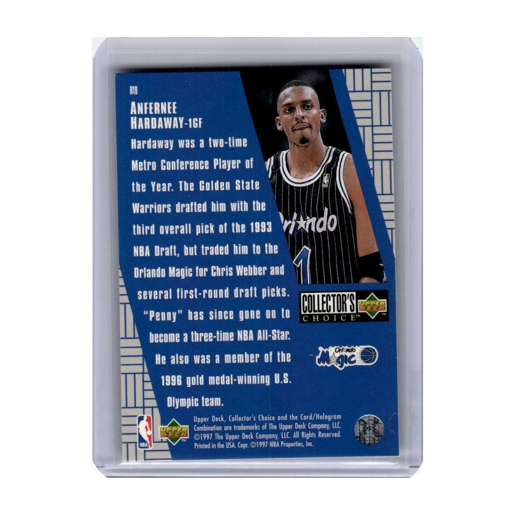 1997 Collector's Choice You Crash the Game Anfernee Hardaway Magic #R19