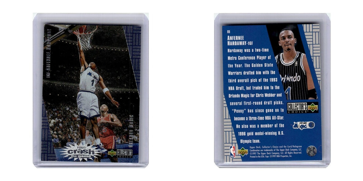 1997 Collector's Choice You Crash the Game Anfernee Hardaway Magic #R19