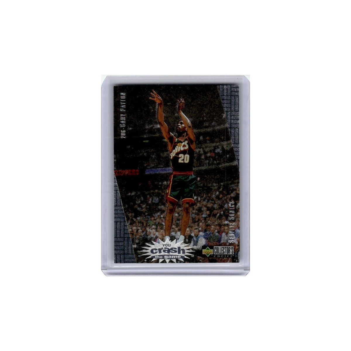 1997 Collector's Choice You Crash the Game Gary Payton Seattle SuperSonics #R25