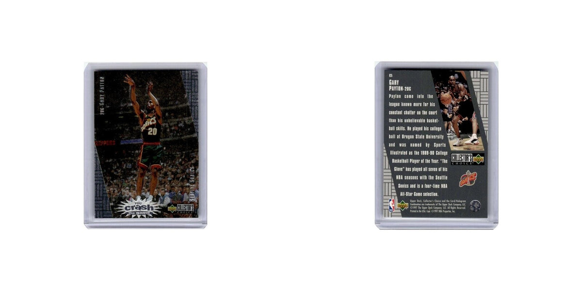1997 Collector's Choice You Crash the Game Gary Payton Seattle SuperSonics #R25
