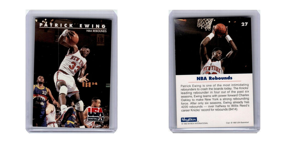 1992 SkyBox USA Patrick Ewing #27