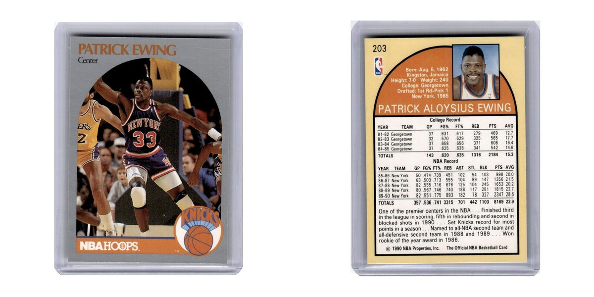 1990 Hoops Patrick Ewing Knicks #203