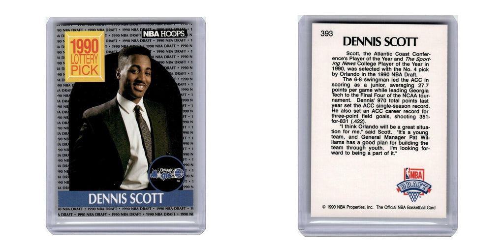 1990 Hoops Dennis Scott Magic #393