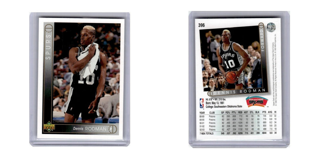 1993 Upper Deck Dennis Rodman Spurs #396