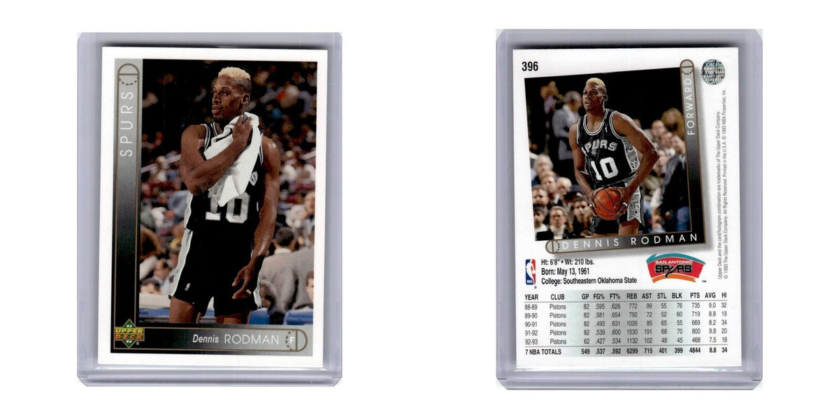1993 Upper Deck Dennis Rodman Spurs #396
