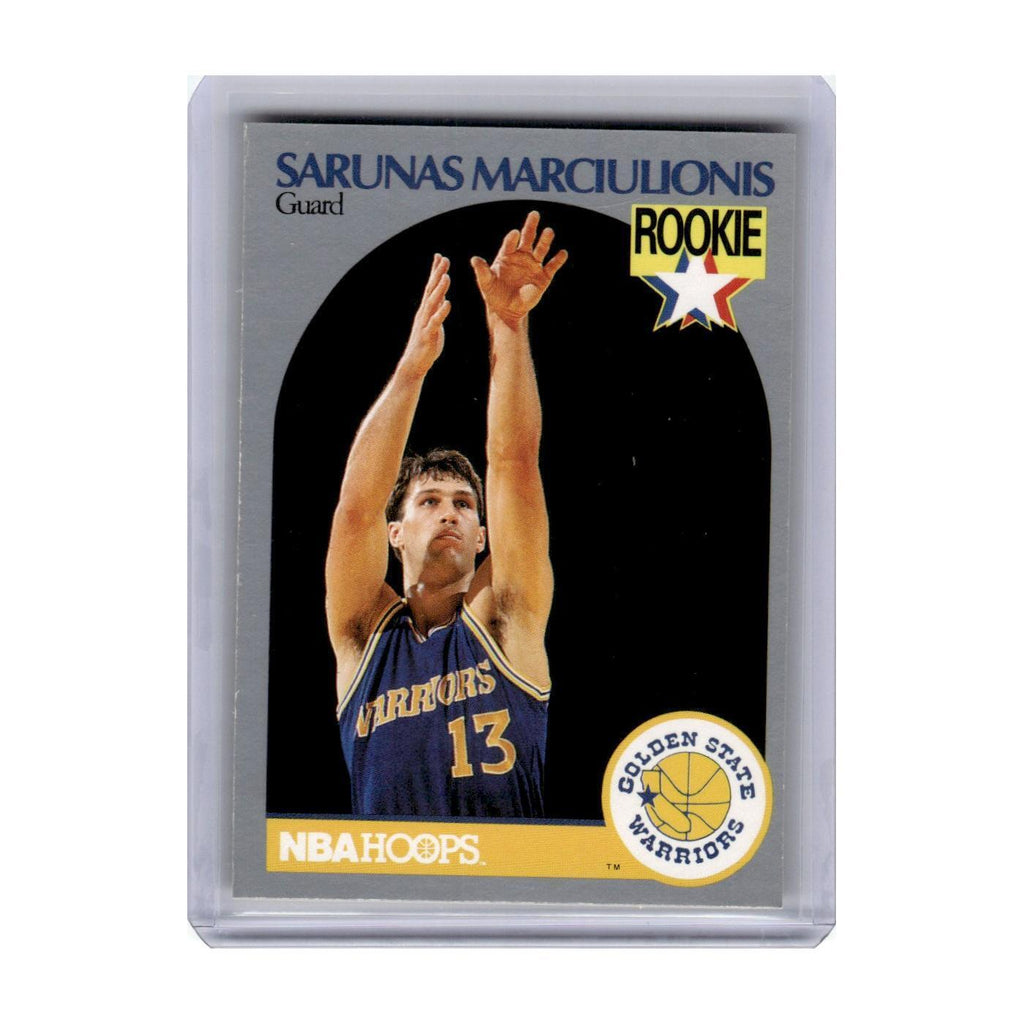 1990 Hoops Sarunas Marciulionis Golden State Warriors #115