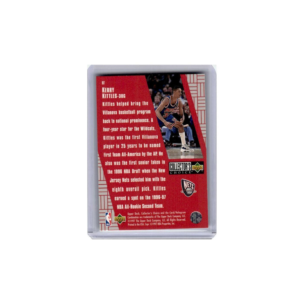 1997 Collector's Choice You Crash the Game Kerry Kittles Nets #R17