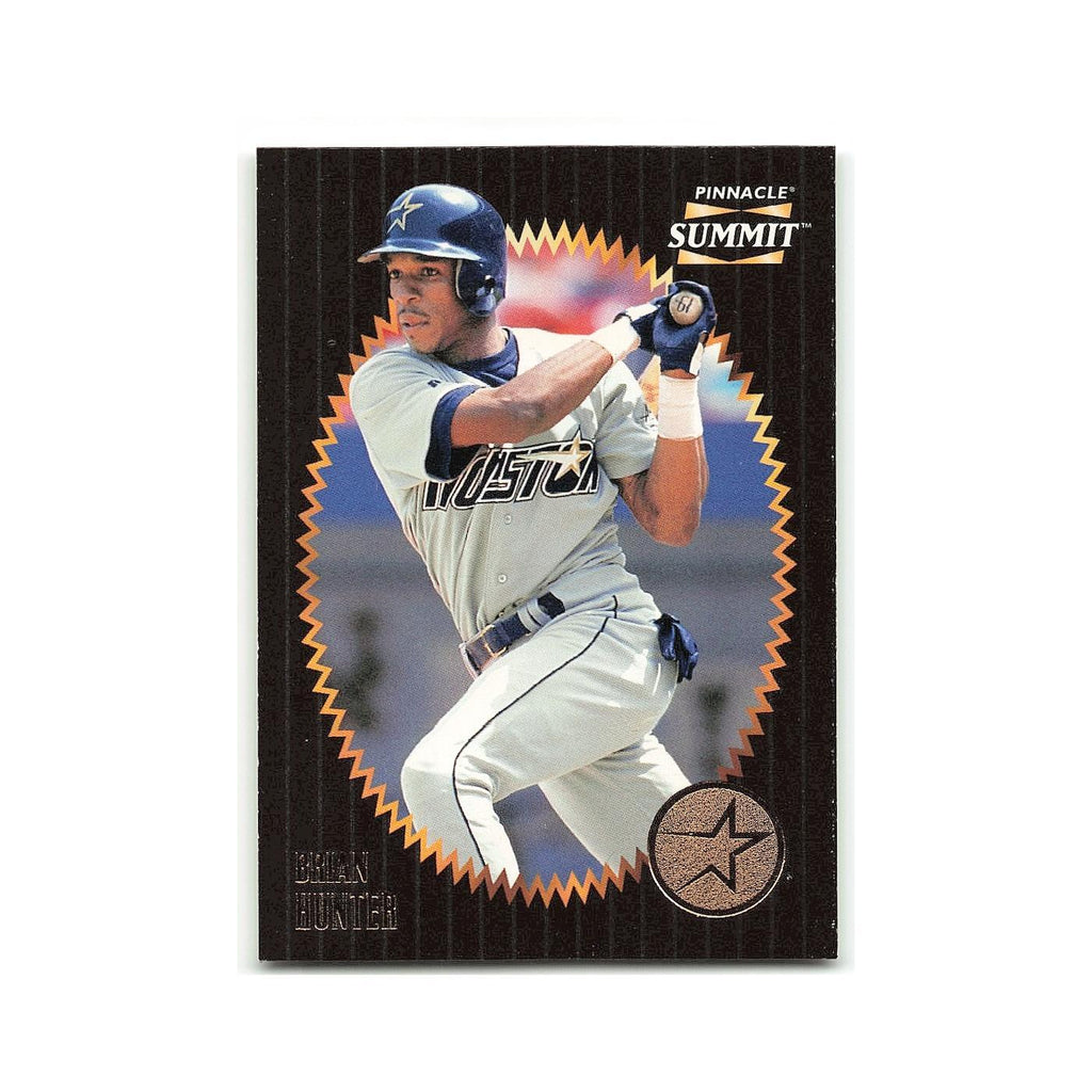 Brian Hunter 1996 Pinnacle Summit #50 Houston Astros Baseball Card NM