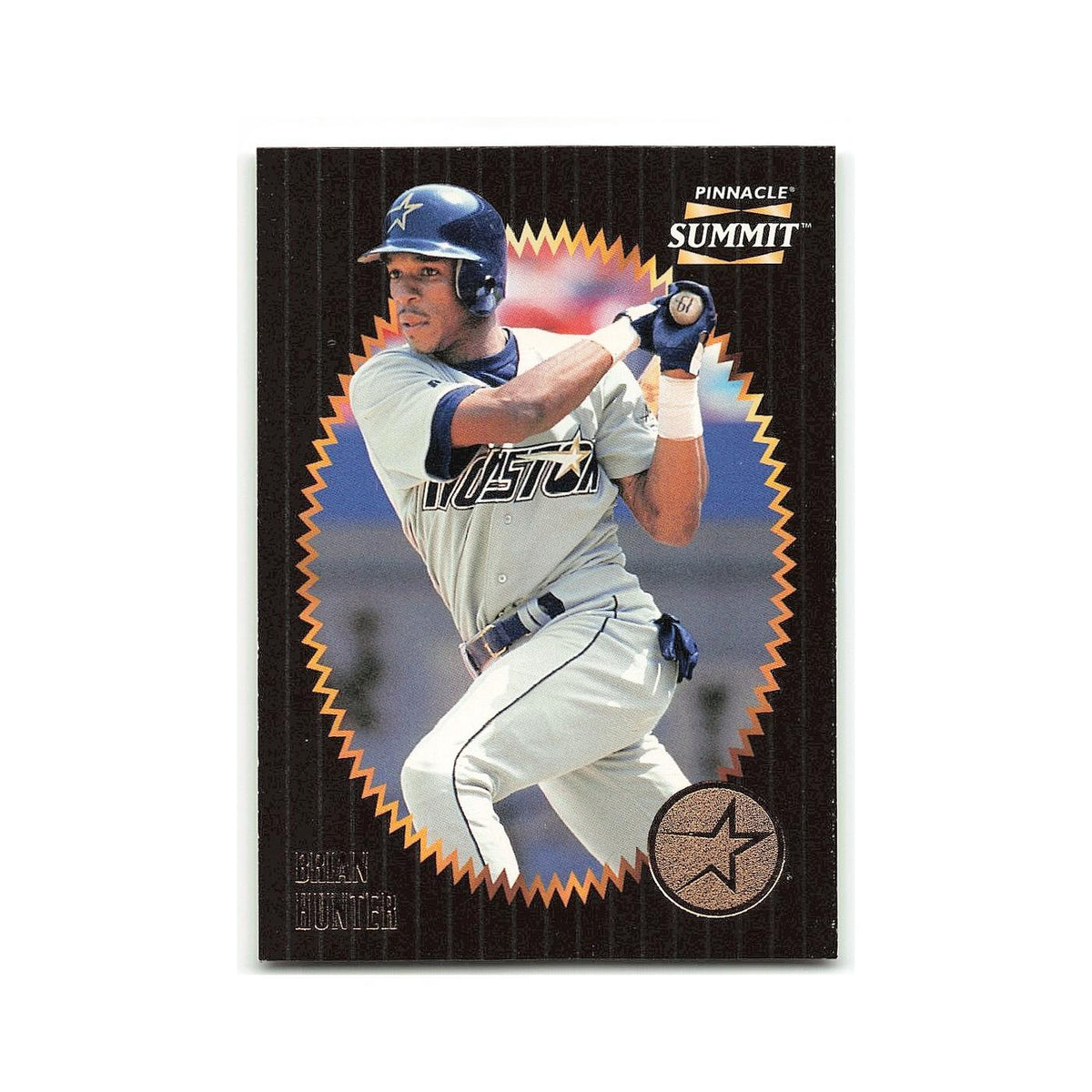 Brian Hunter 1996 Pinnacle Summit #50 Houston Astros Baseball Card NM