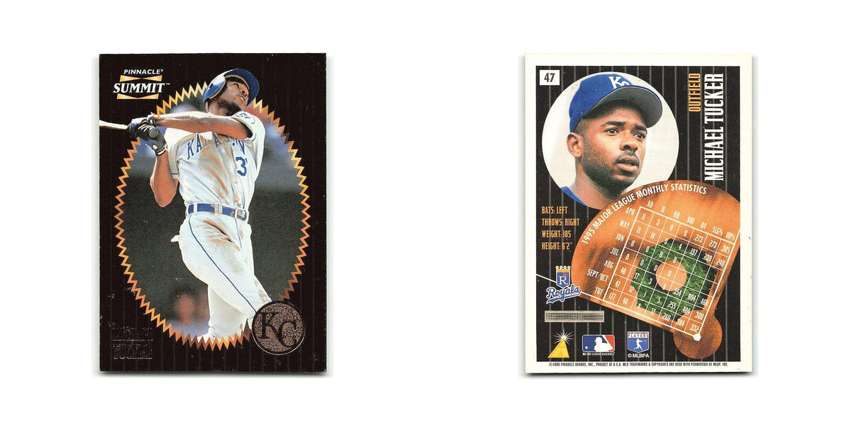 Michael Tucker 1996 Pinnacle Summit #47 Kansas City Royals Baseball Card NM