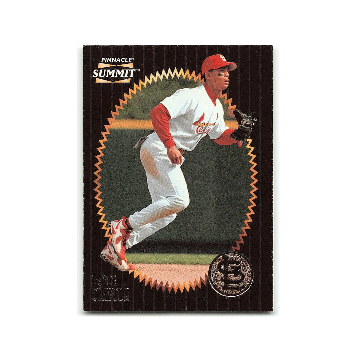 Royce Clayton 1996 Pinnacle Summit #24 St. Louis Cardinals Baseball Card NM