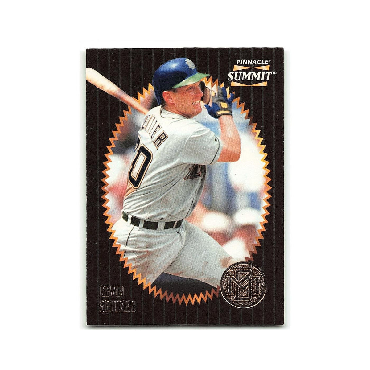 Kevin Seitzer 1996 Pinnacle Summit #10 Milwaukee Brewers Baseball Card NM