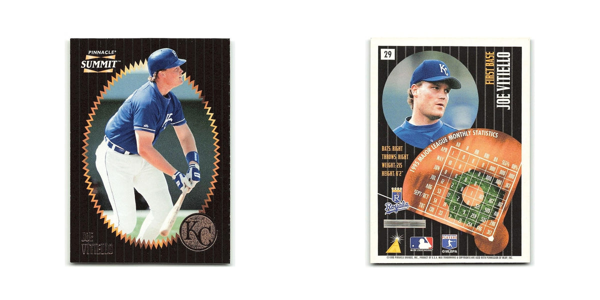 Joe Vitiello 1996 Pinnacle Summit #29 Kansas City Royals Baseball Card NM