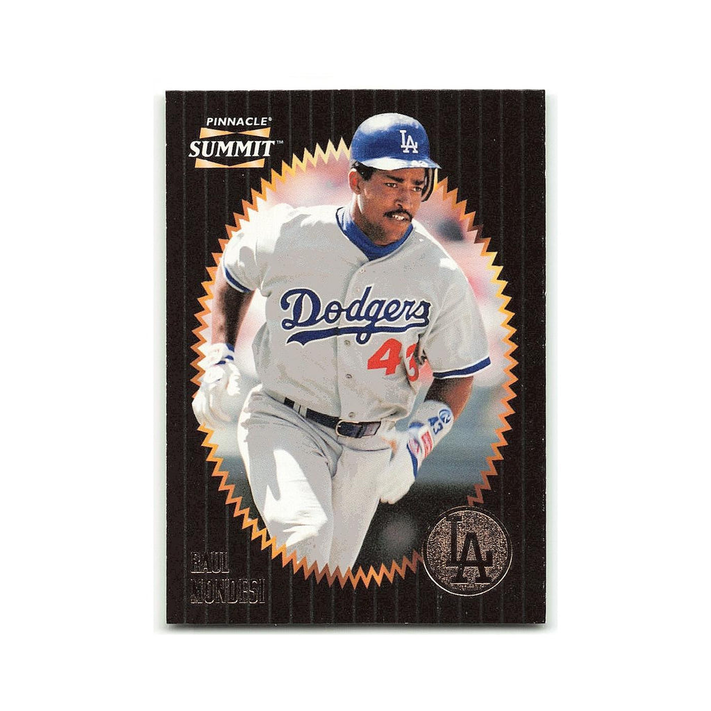 Raul Mondesi 1996 Pinnacle Summit #32 Los Angeles Dodgers Baseball Card NM