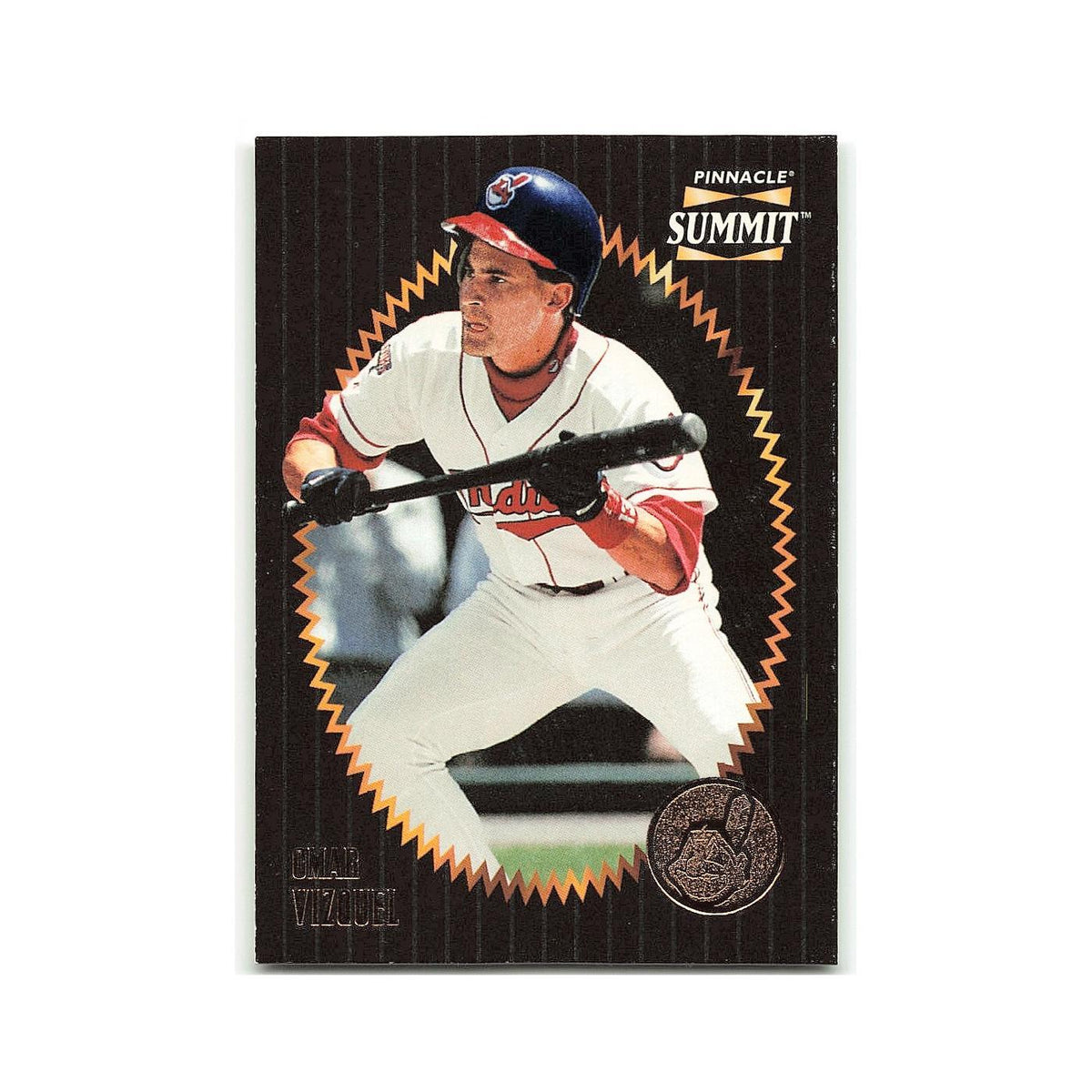 Omar Vizquel 1996 Pinnacle Summit #18 Cleveland Indians Baseball Card NM