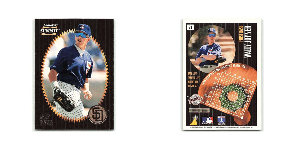 Wally Joyner 1996 Pinnacle Summit #21 San Diego Padres Baseball Card NM