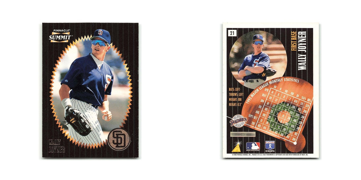 Wally Joyner 1996 Pinnacle Summit #21 San Diego Padres Baseball Card NM
