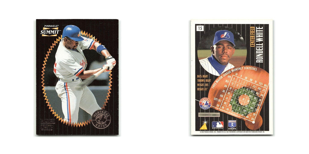 Rondell White 1996 Pinnacle Summit #15 Montreal Expos Baseball Card NM