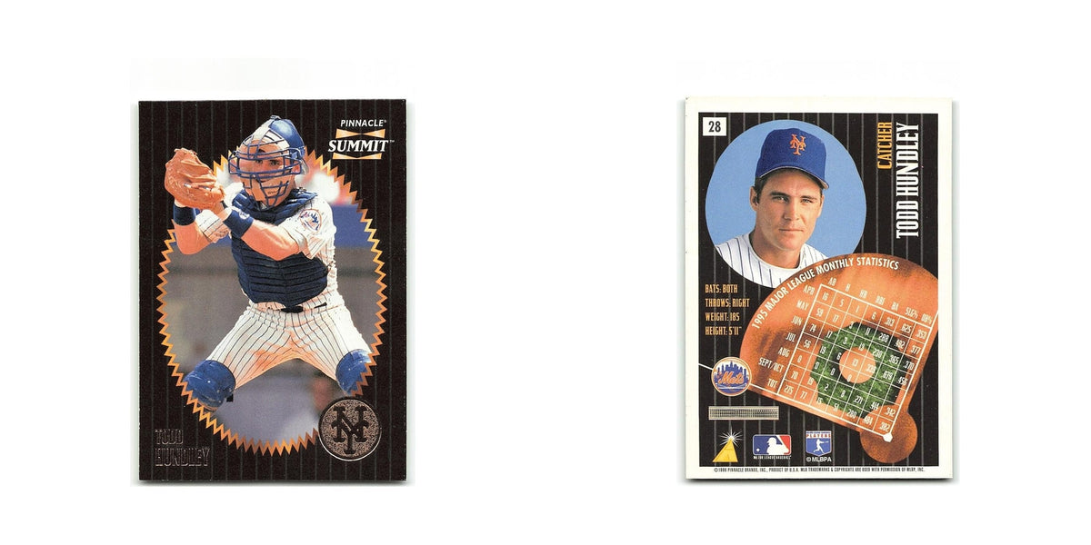 Todd Hundley 1996 Pinnacle Summit #28 New York Mets Baseball Card NM