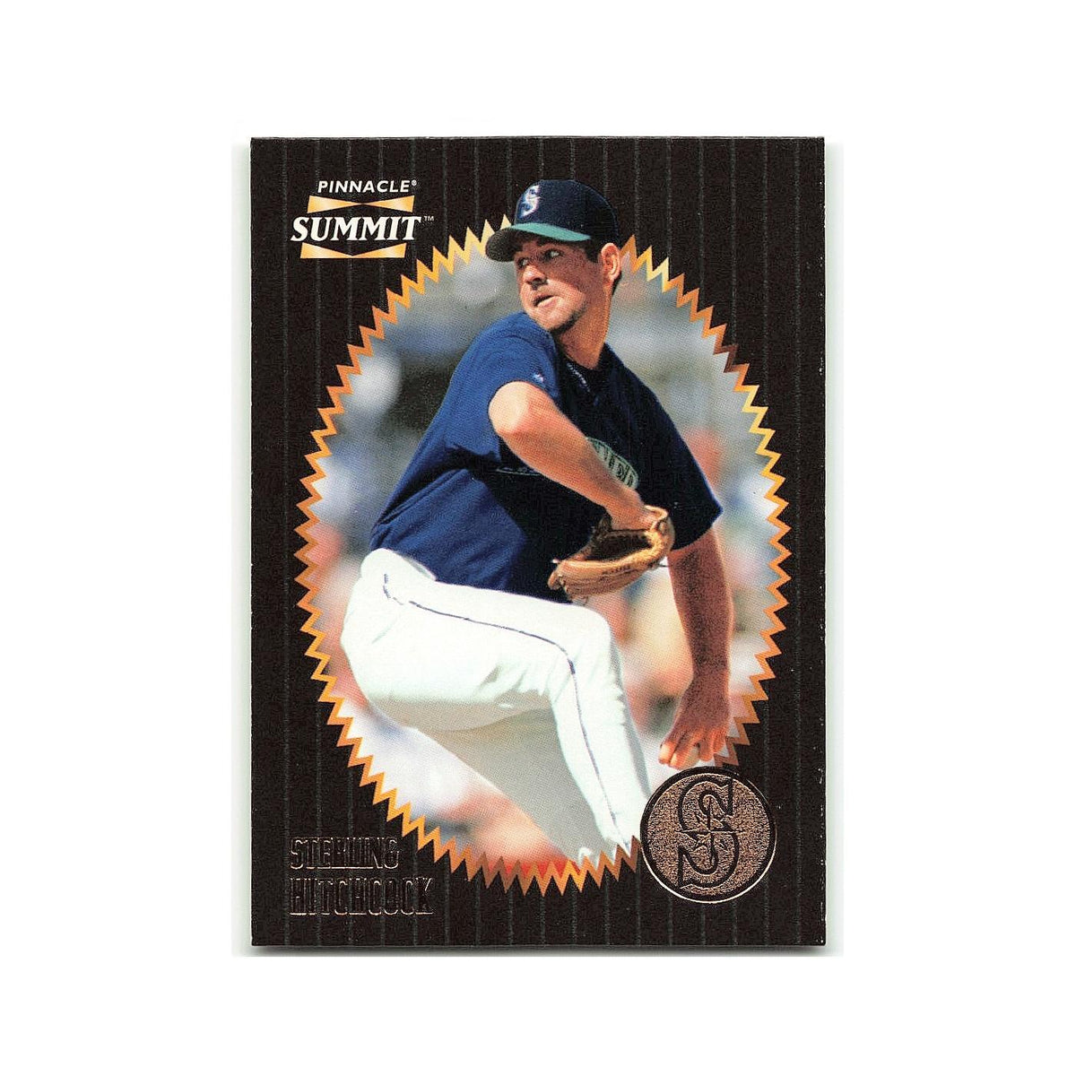 Sterling Hitchcock 1996 Pinnacle Summit #41 Seattle Mariners Baseball Card NM