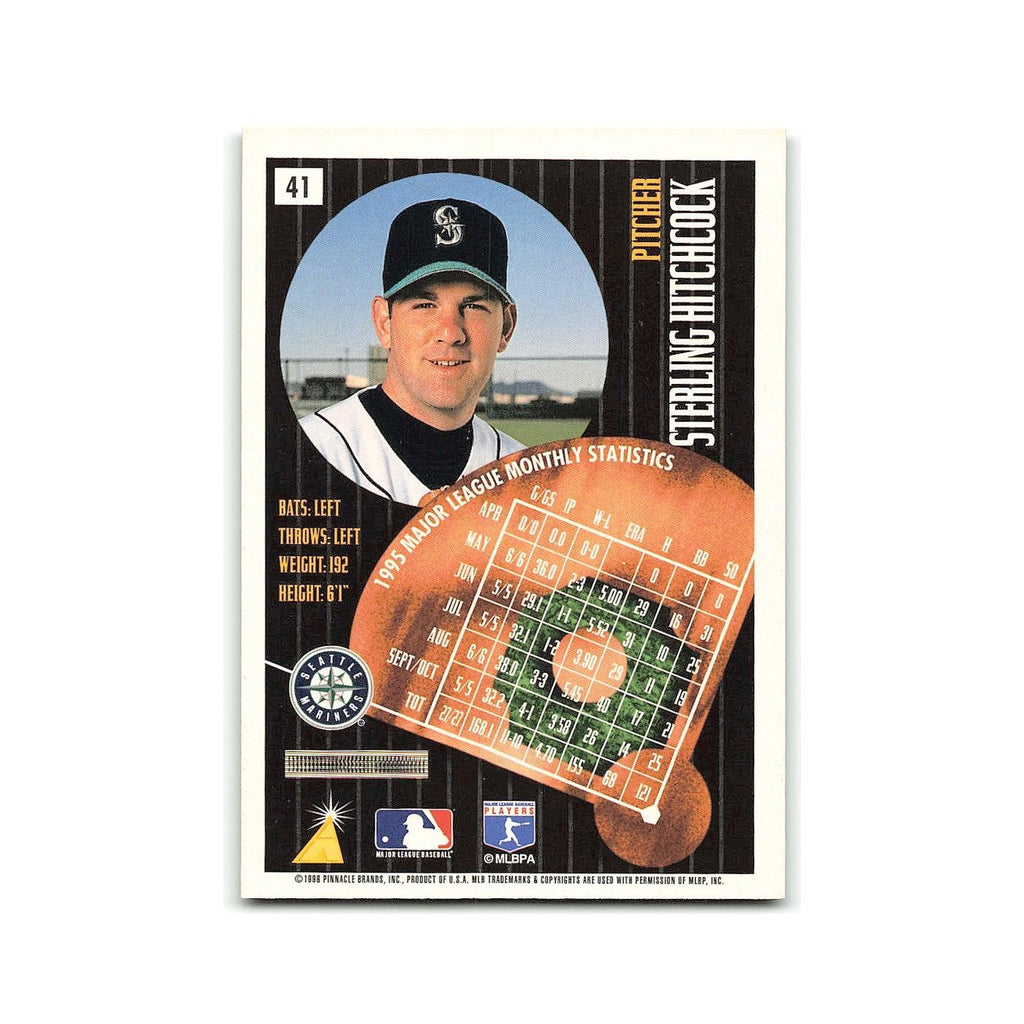 Sterling Hitchcock 1996 Pinnacle Summit #41 Seattle Mariners Baseball Card NM