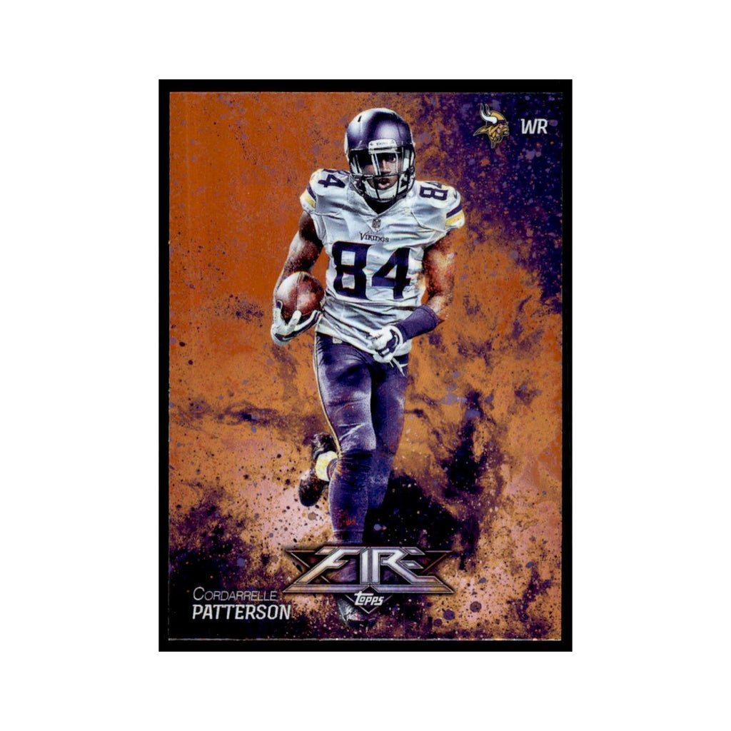 2014 Topps Fire Cordarrelle Patterson Football Cards #9