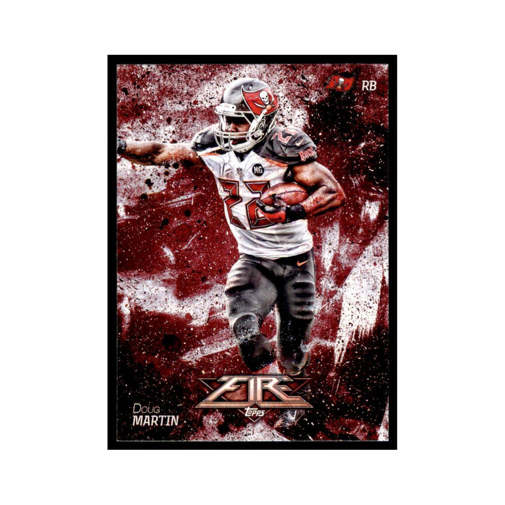 2014 Topps Fire Doug Martin Football Cards #77