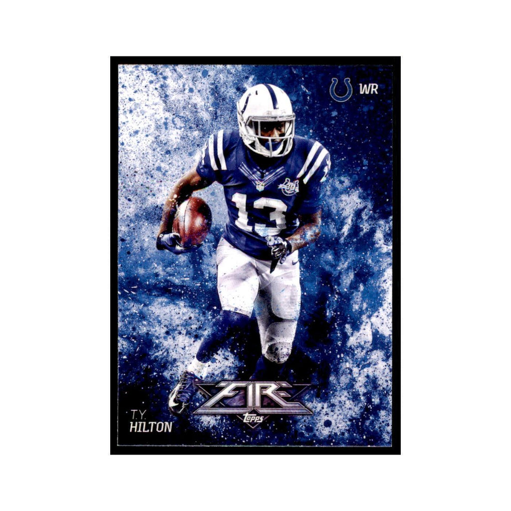 2014 Topps Fire T.Y. Hilton Football Cards #44