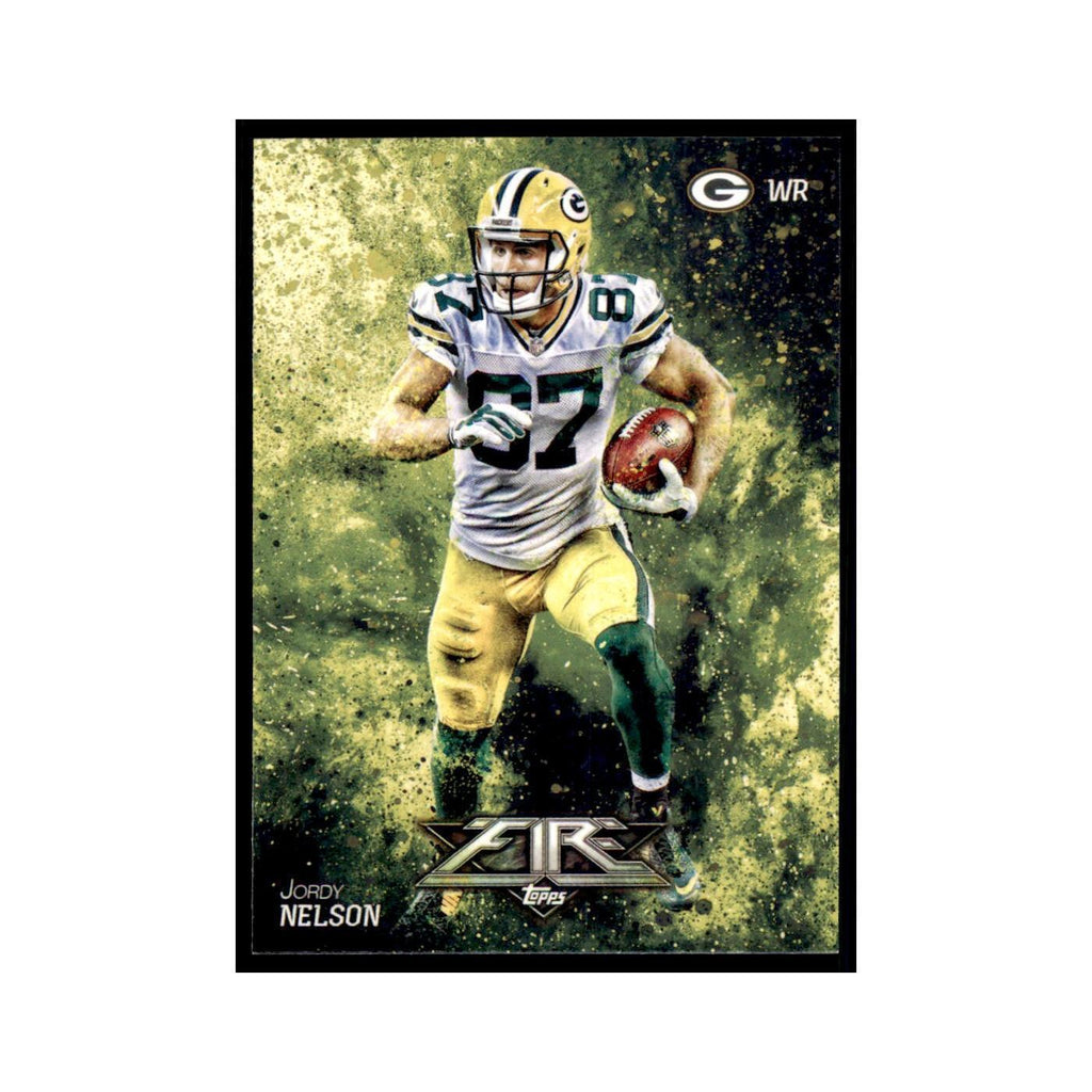 2014 Topps Fire Jordy Nelson Football Cards #86