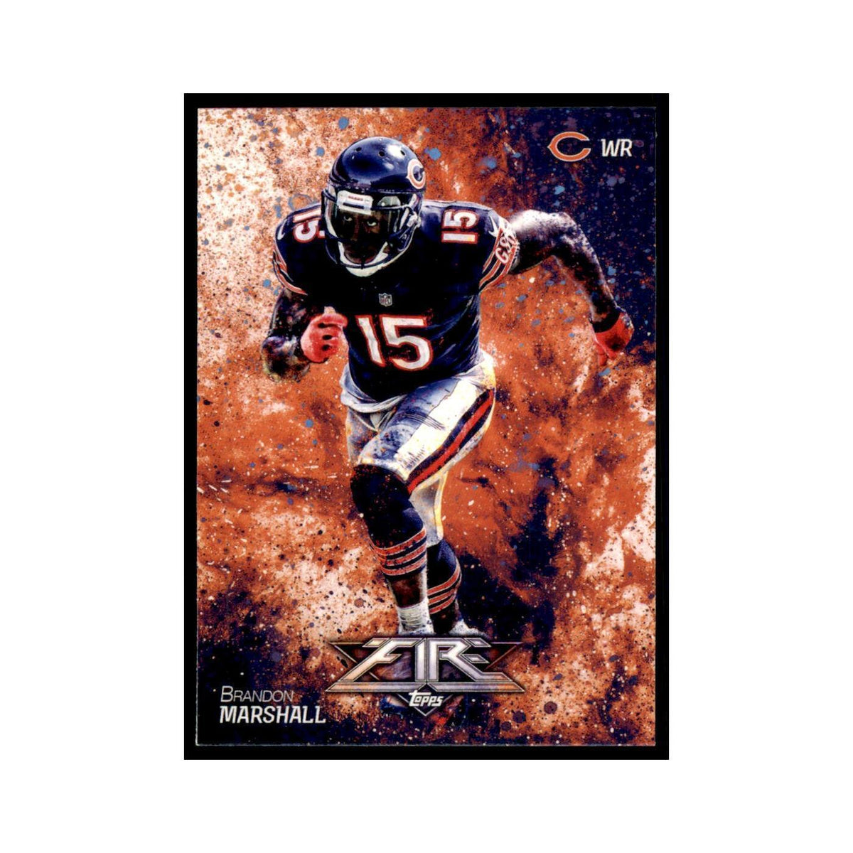 2014 Topps Fire Brandon Marshall Football Cards #66
