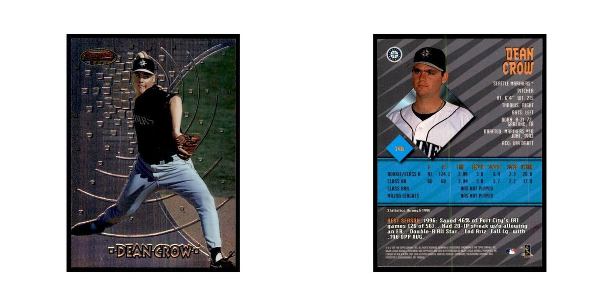 1997 Bowman Best Dean Crow Baseball Cards #146