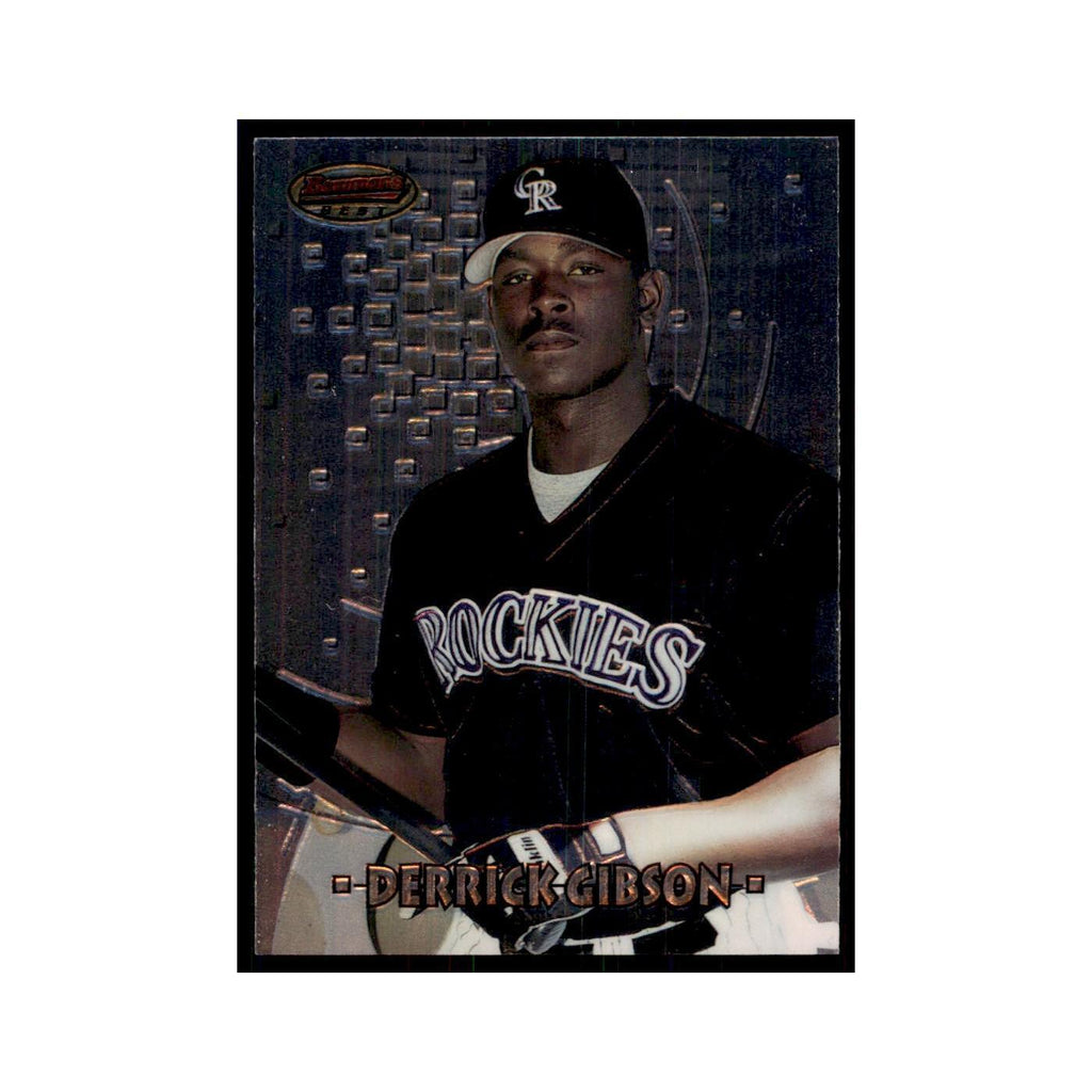 1997 Bowman Best Derrick Gibson Baseball Cards #165