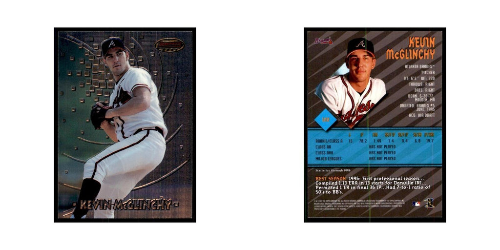1997 Bowman Best Kevin McGlinchy Baseball Cards #122
