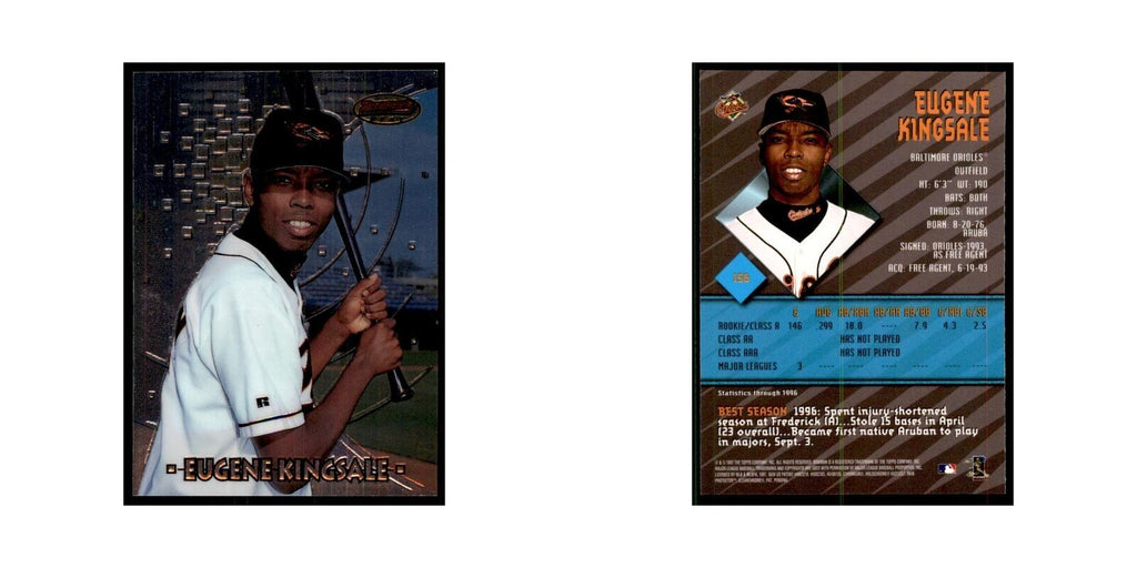 1997 Bowman Best Eugene Kingsale Baseball Cards #156
