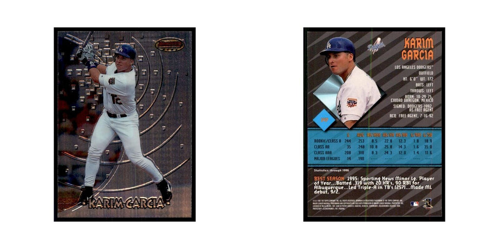 1997 Bowman Best Karim Garcia Baseball Cards #147