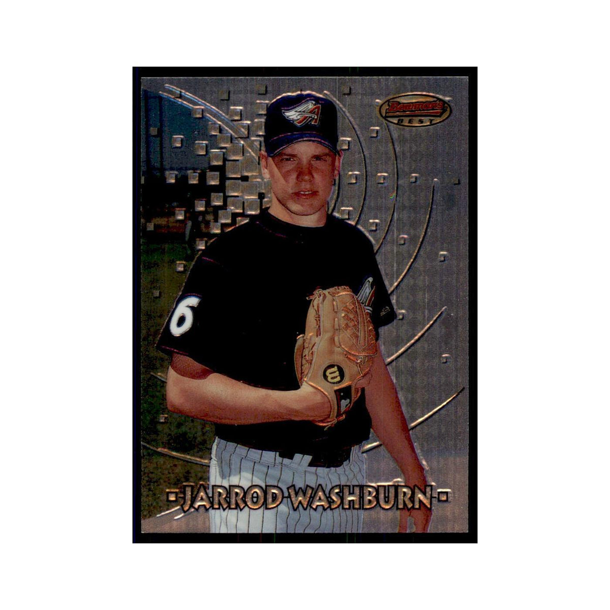 1997 Bowman Best Jarrod Washburn Baseball Cards #153