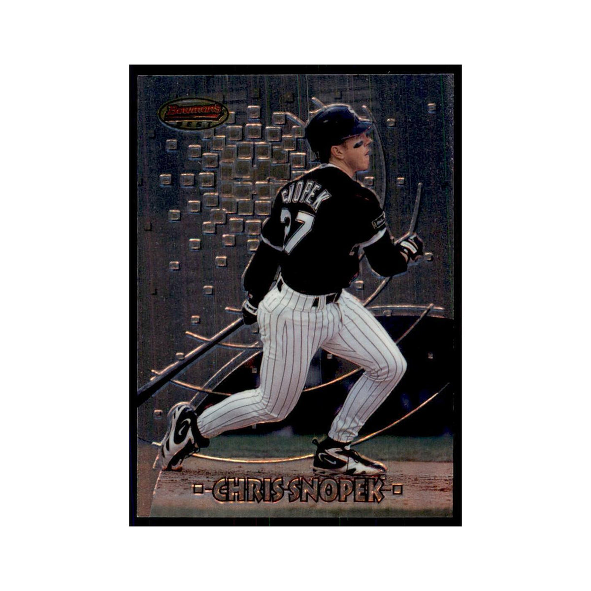 1997 Bowman Best Chris Snopek Baseball Cards #141