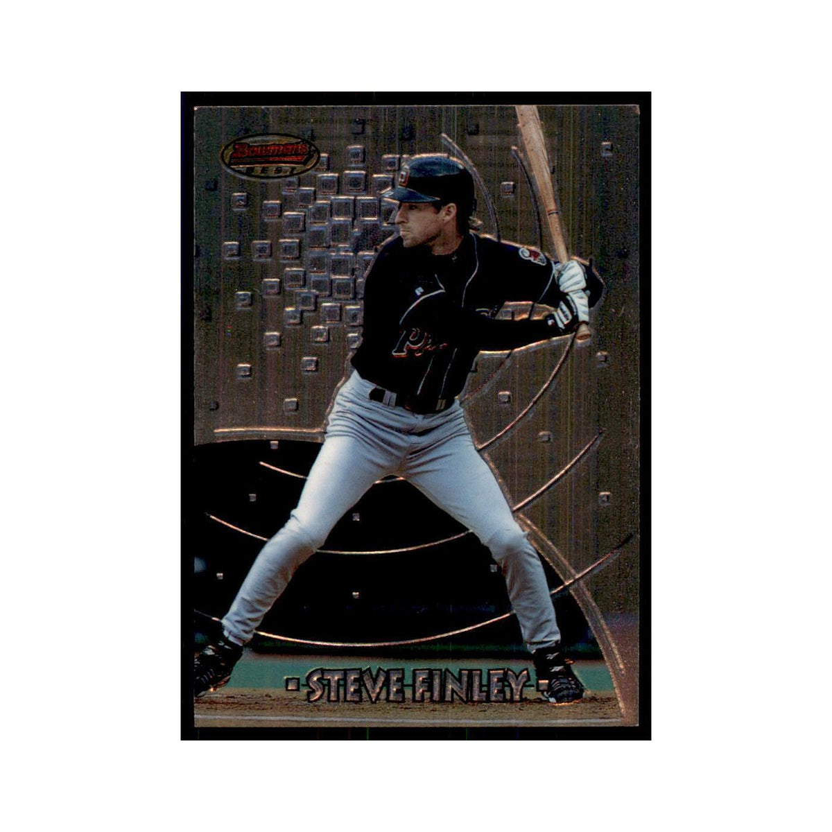 1997 Bowman Best Steve Finley Baseball Cards #15