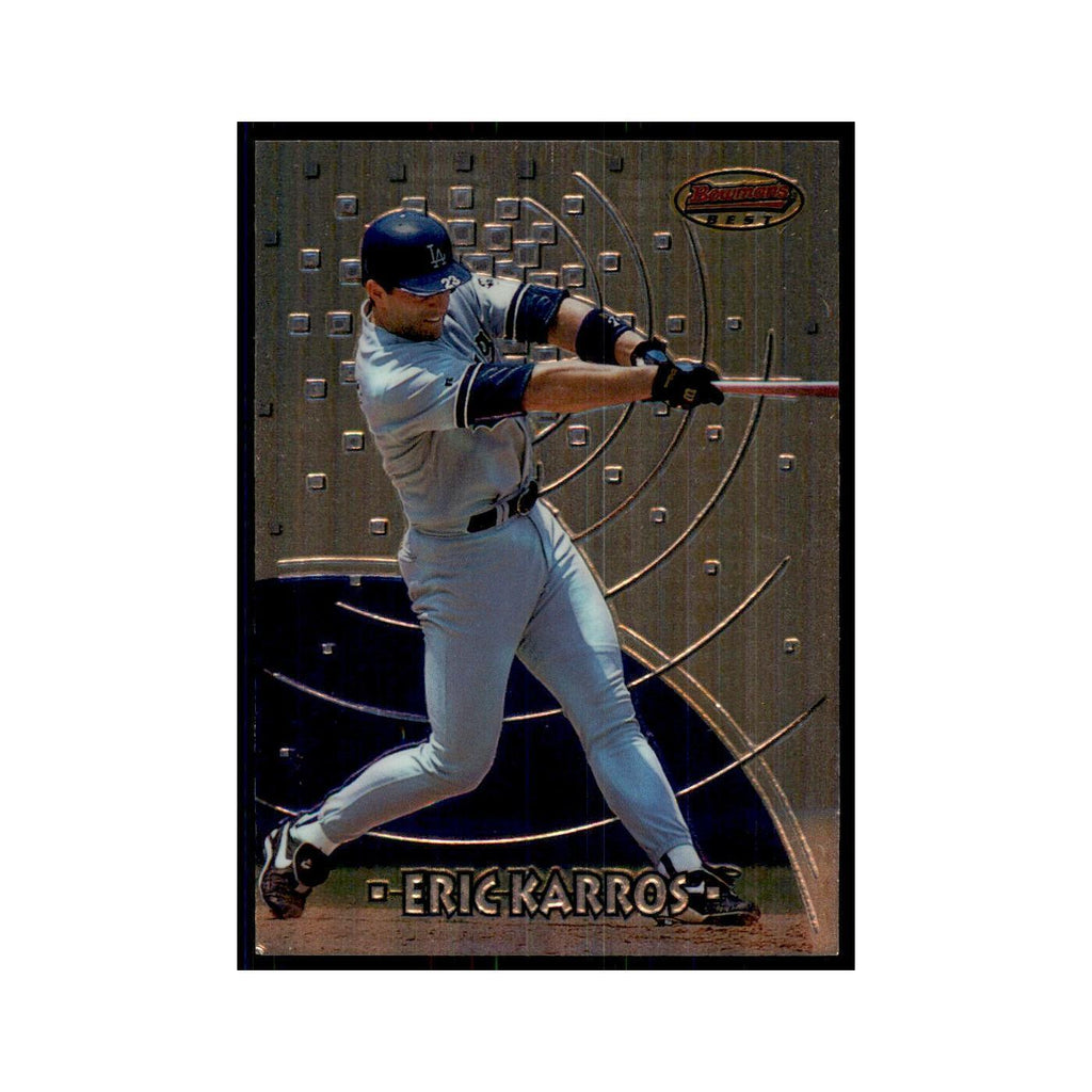 1997 Bowman Best Eric Karros Baseball Cards #75