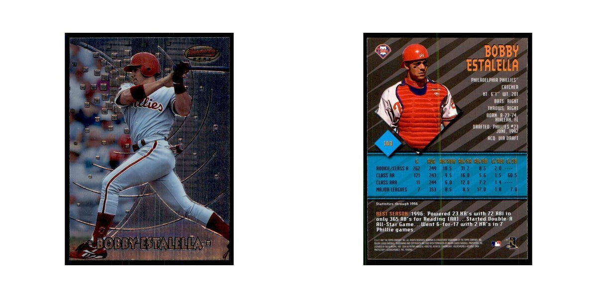 1997 Bowman Best Bobby Estalella Baseball Cards #163