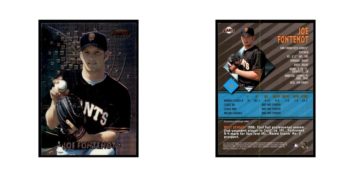 1997 Bowman Best Joe Fontenot Baseball Cards #155