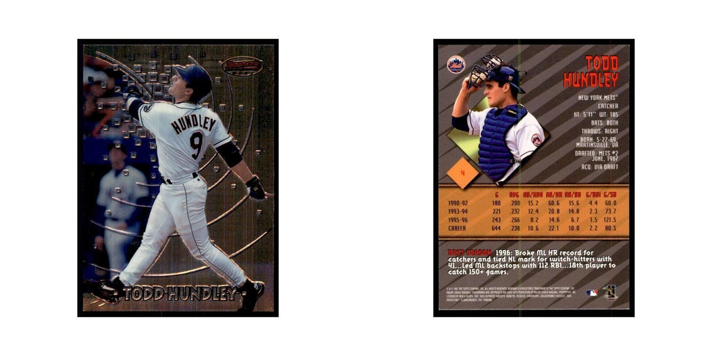 1997 Bowman Best Todd Hundley Baseball Cards #4