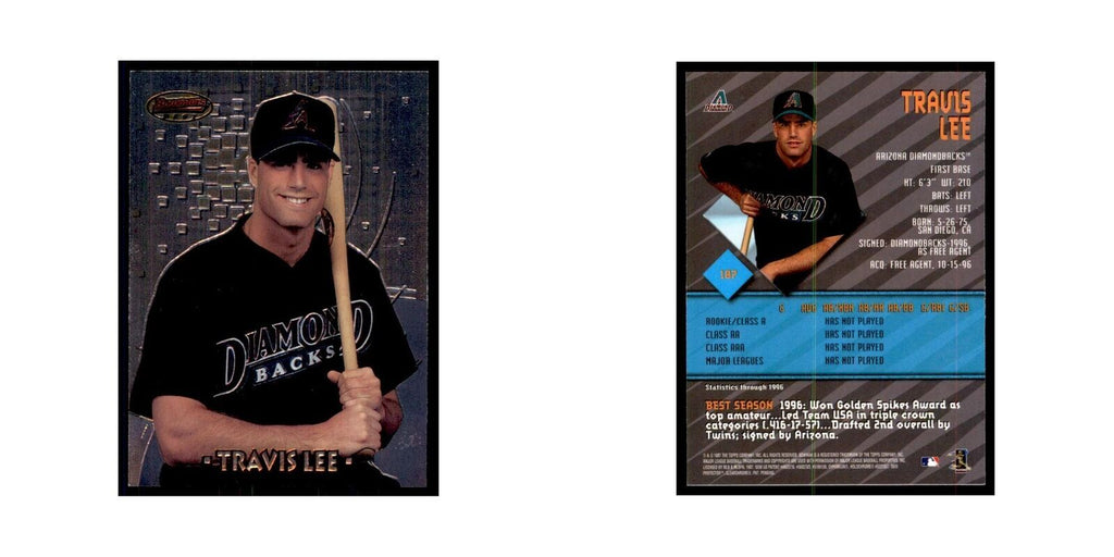 1997 Bowman Best Travis Lee Baseball Cards #187