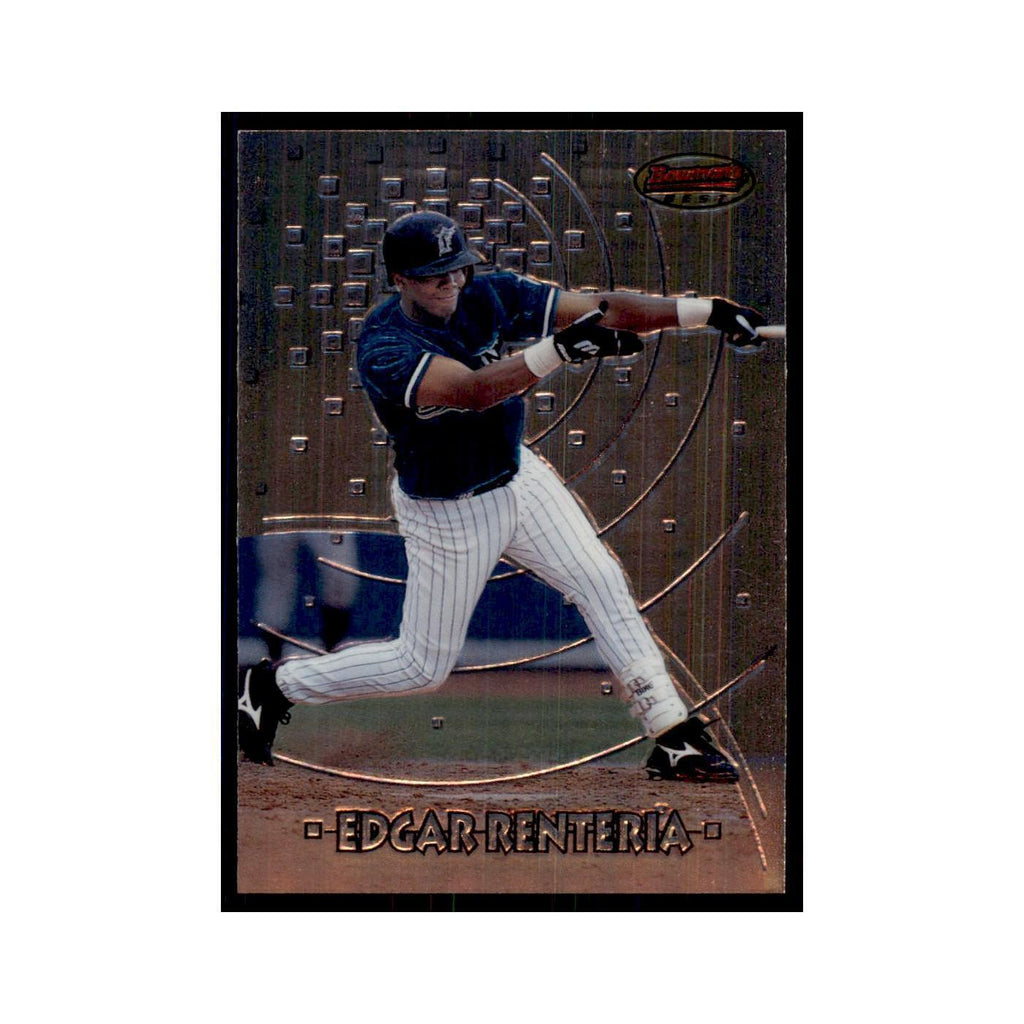 1997 Bowman Best Edgar Renteria Baseball Cards #65