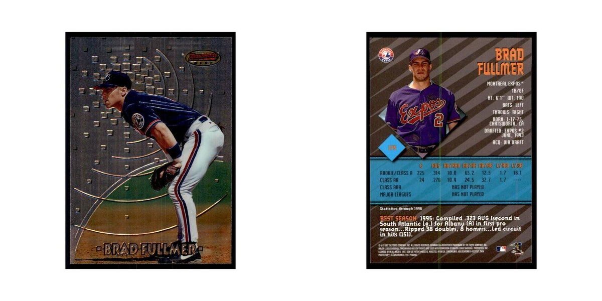 1997 Bowman Best Brad Fullmer Baseball Cards #175