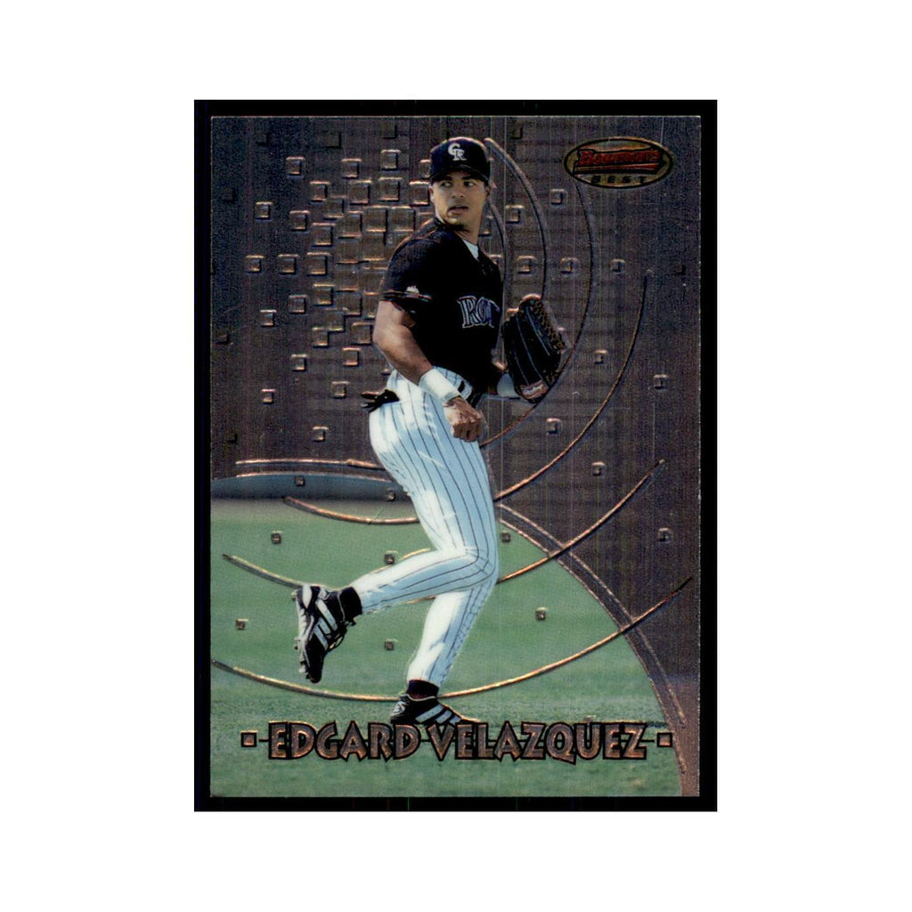 1997 Bowman Best Edgard Velazquez Baseball Cards #140