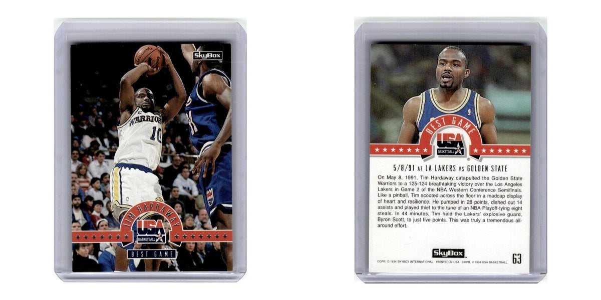 1993 SkyBox Tim Hardaway Golden State Warriors #63