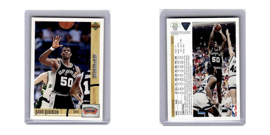 1991 Upper Deck David Robinson Spurs #324