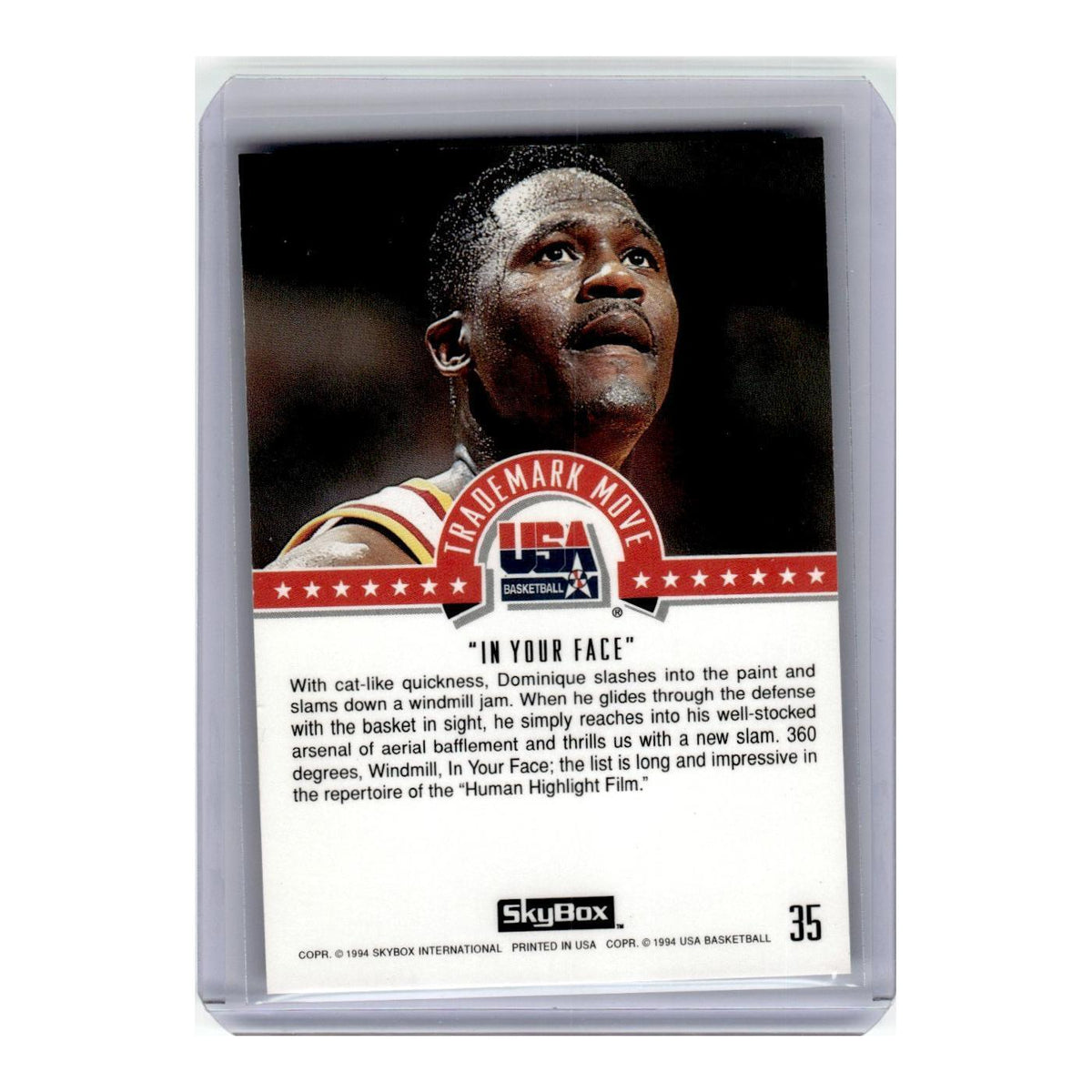 1993 SkyBox Dominique Wilkins #35
